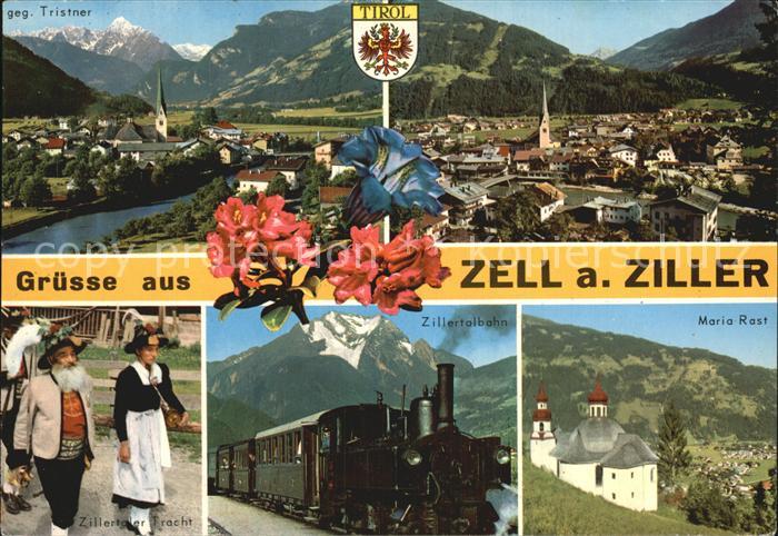 Zell Ziller Tirol Tristner Zillertaler Tracht Maria Rast Zillertalbahn