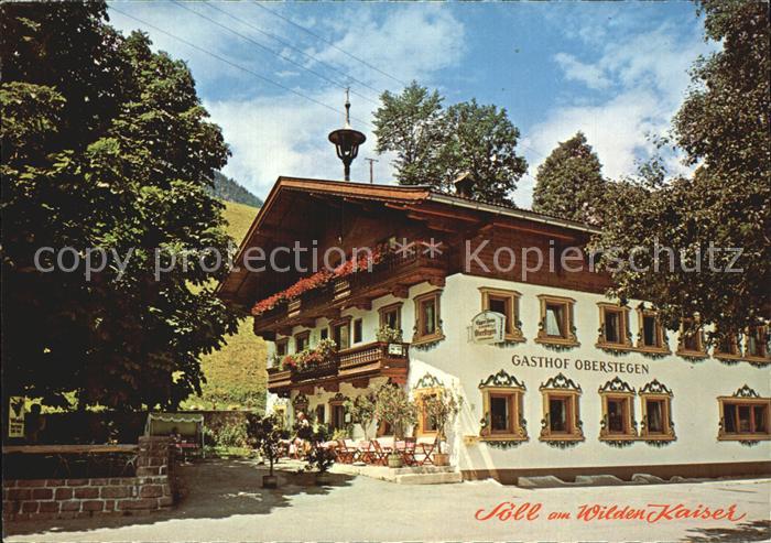 Soell Tirol Gasthof Oberstegen Wilder Kaiser