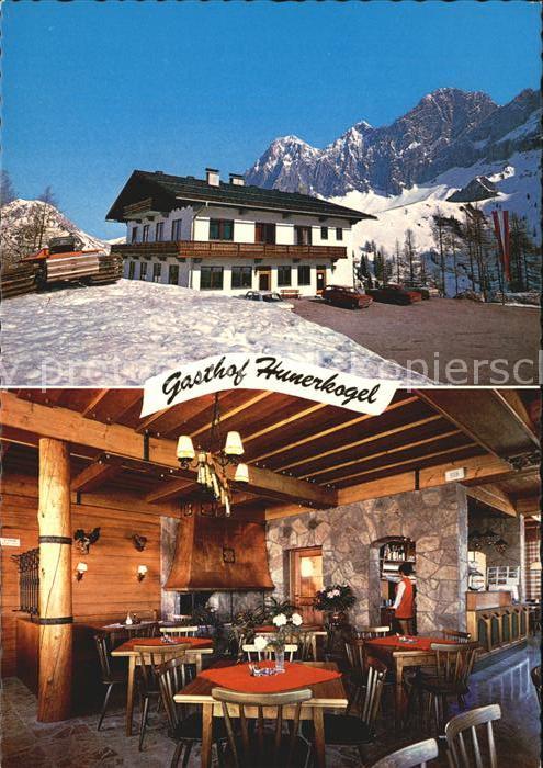 Dachstein Gebirge Gasthof Hunerkogel Parkplatz Dachstein