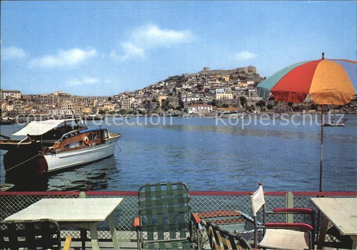 Kavala Cavala Hafen Meer Bucht