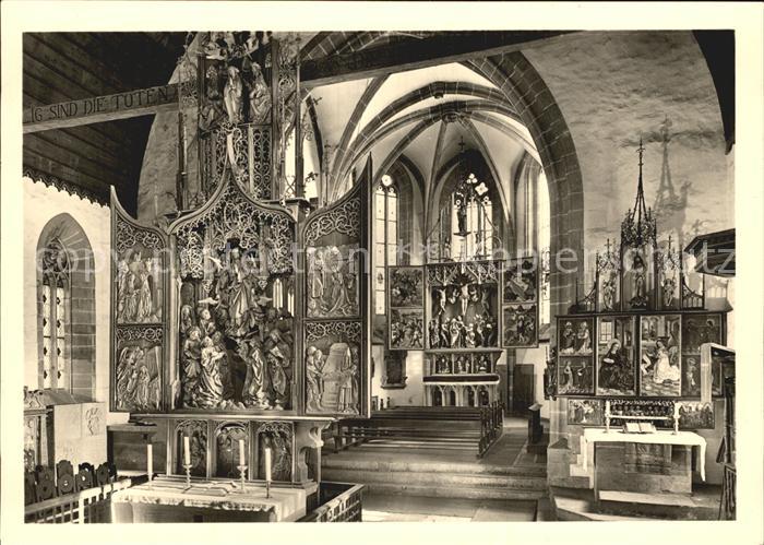 Creglingen Innenansicht Herrgottskirche