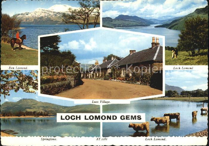 Loch Lomond Scotland Ben Lomond Loch Lomond Springtime  Luss Village
