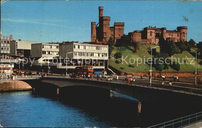 Inverness Highland Schloss Bruecke Fluss Ness