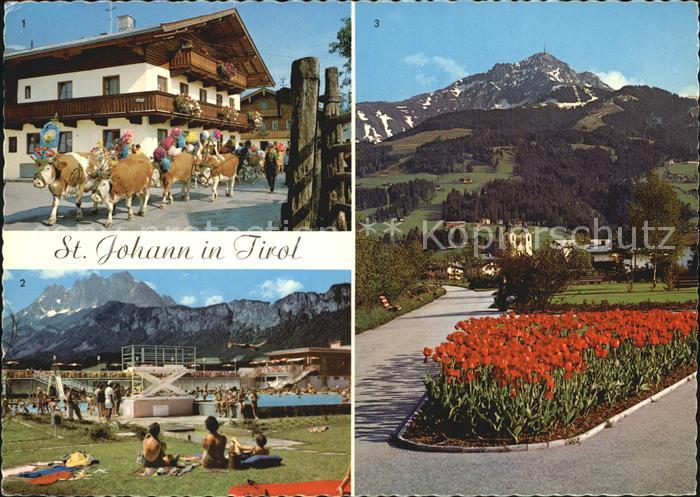Johann Tirol Sankt Almabtrieb Kurpromenade Kitzbueheler Horn Wilder Kaiser