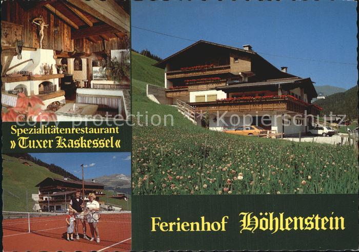 Lanersbach Ferienhof Hoehlenstein Restaurant Tuxer Kaskessel