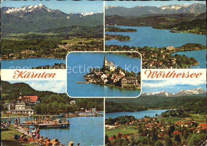 Woerthersee Velden Reifnitz Paertschach Krumpendorf Maria Woerth Kaernten