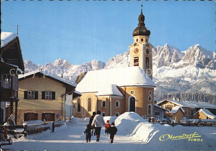 Oberndorf Tirol Skidorf Wilder Kaiser Kirche
