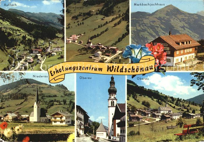 Wildschoenau Tirol Auffach Markbachjochhaus Oberau Niederau