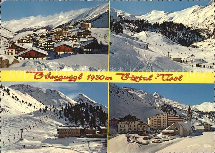 Obergurgl Soelden Tirol Ortsansichten Winter