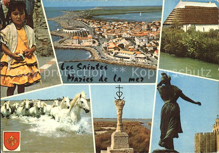 Saintes-Maries-de-la-Mer Luftbild Denkmal