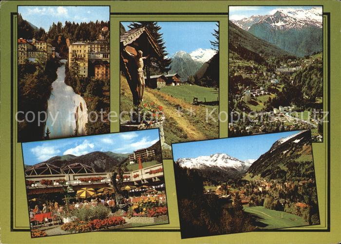 Badgastein Gesamtansicht Malerwinkel Wasserfall Kongresszentrum