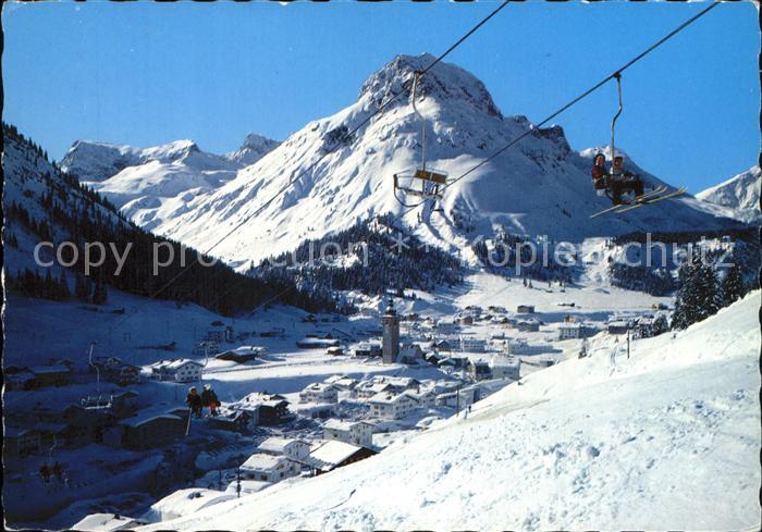 Lech Vorarlberg Omeshorn mit Skilift