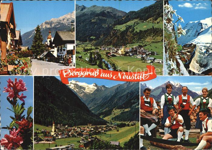 Neustift Brixen Suedtirol Panorama Tal Trachtengruppe