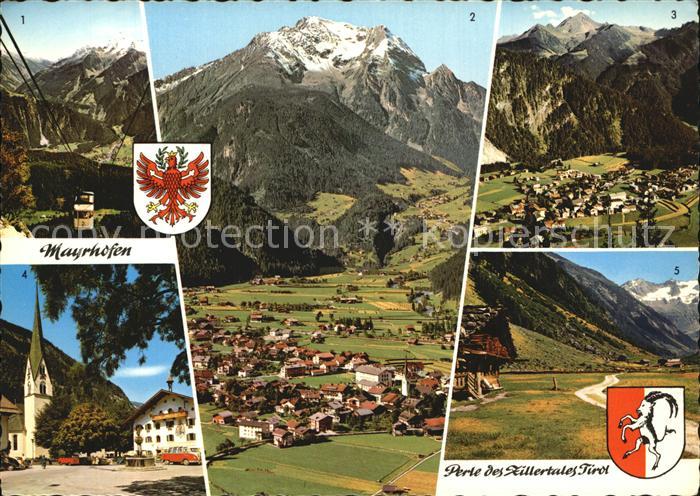 Mayrhofen Zillertal Penkenbahn Ahornspitze Gruenberg