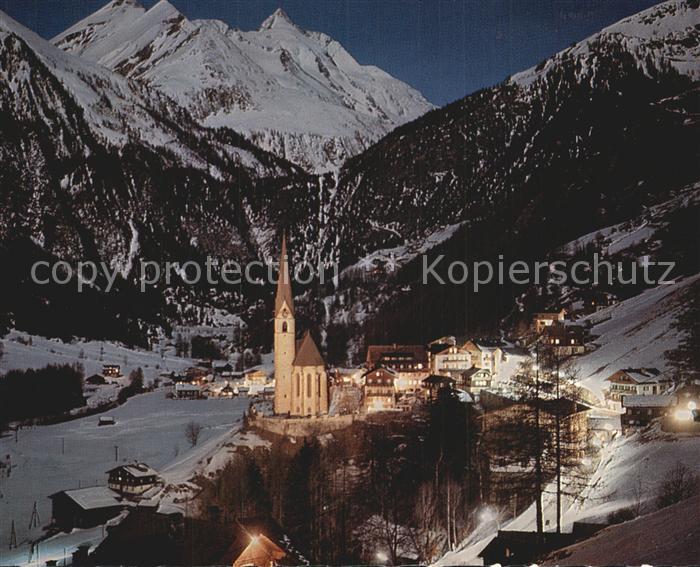 Heiligenblut Kaernten Nachtansicht