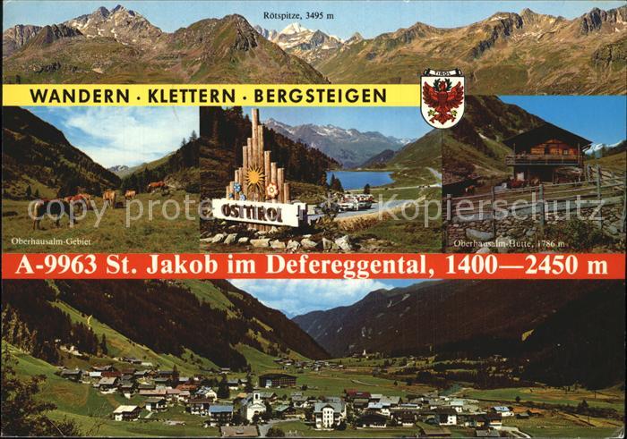 St Jakob Defereggen Oberhausalm Roetspitze