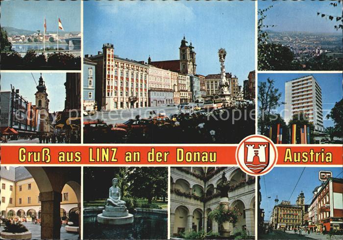Linz Donau Stadtansicht