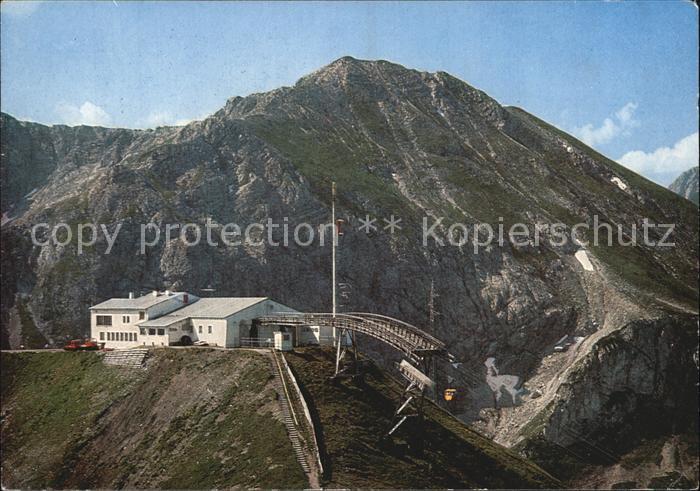 Kleinwalsertal Riezlern Kanzelwandbahn Bergstation Hammerspitze