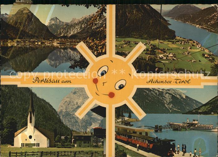 Pertisau Achensee Achensee Kirche Eisenbahn