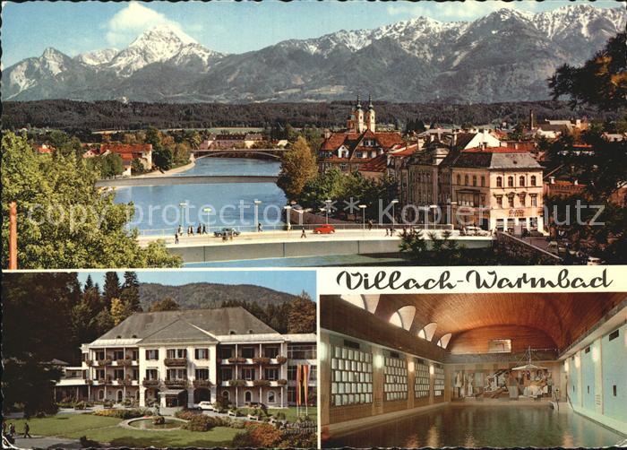 Warmbad Villach Kur- und Kongresszentrum Thermalhallen Freibad