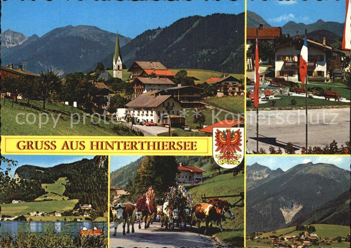 Hinterthiersee Stadtplatz Vietrieb Teilansicht Kirche See