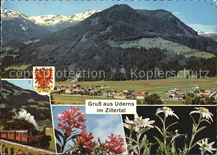 Uderns Gesamtansicht Zillertalbahn Alpenrosen Edelweiss