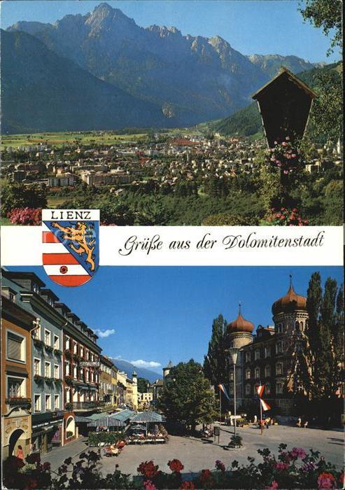Lienz Tirol Gesamtansicht Stadtplatz