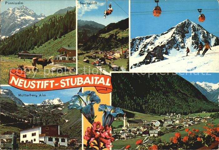 Neustift Stubaital Tirol Sessellift Pinnisalm Mutterberg Alm