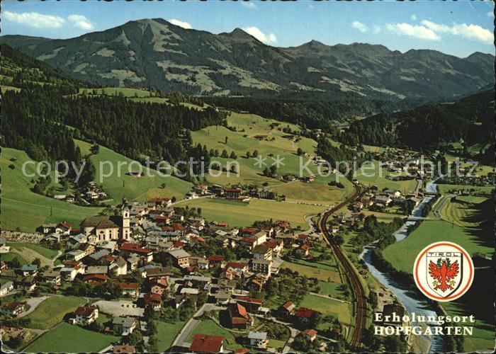 Hopfgarten Brixental Fliegeraufnahme