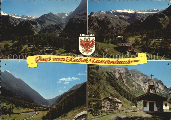 Kals Grossglockner Blick gegen Fruschnitzkees Lampenwitzkees Romariswand