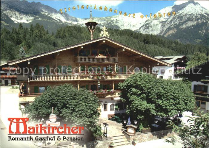 Scheffau Wilden Kaiser Romantik Gasthof und Pension Maikirchner