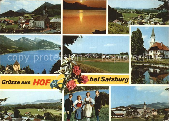 Hof Salzburg Kirche See Tracht