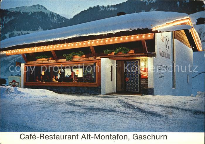 Gaschurn Vorarlberg Cafe Restaurant Alt-Montafon