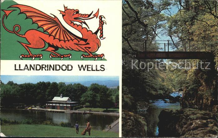 Llandrindod Wells The lake Alpine Bridge