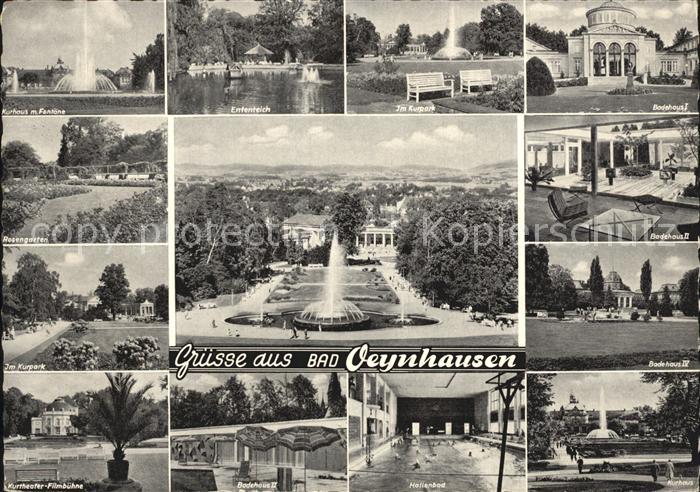 Bad Oeynhausen Kurpark Ententeich Badehaus