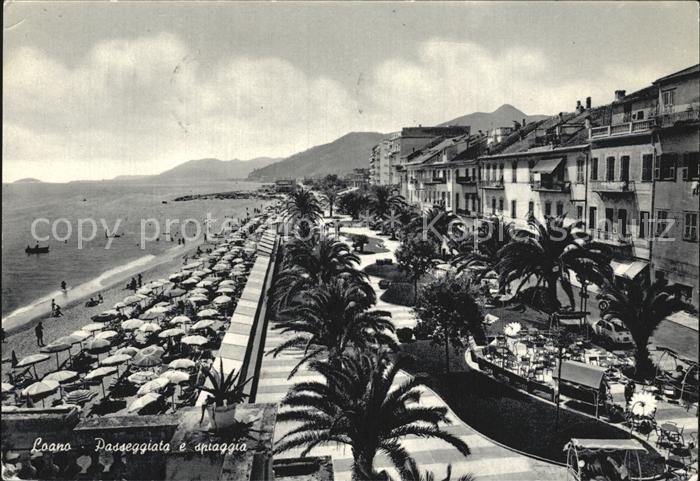 Loano Passeggiata spiaggia