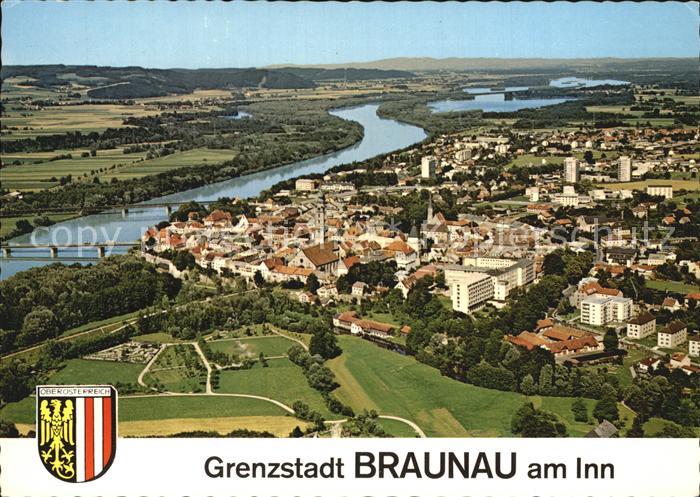 Braunau Inn Fliegeraufnahme