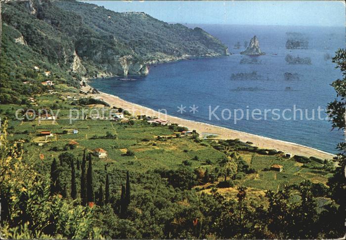 Corfu Korfu Der Strand bei Aghios Gordis