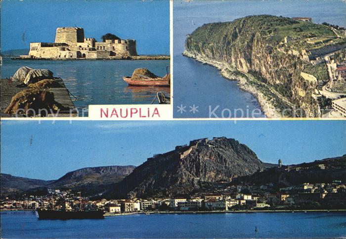 Nauplia Nauplion Fliegeraufnahme Panorama Hafen