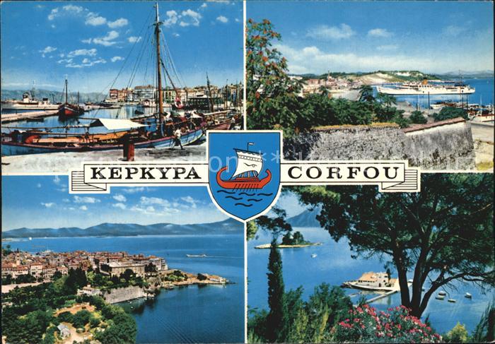 Kepkypa Corfu Hafen Teilansicht
