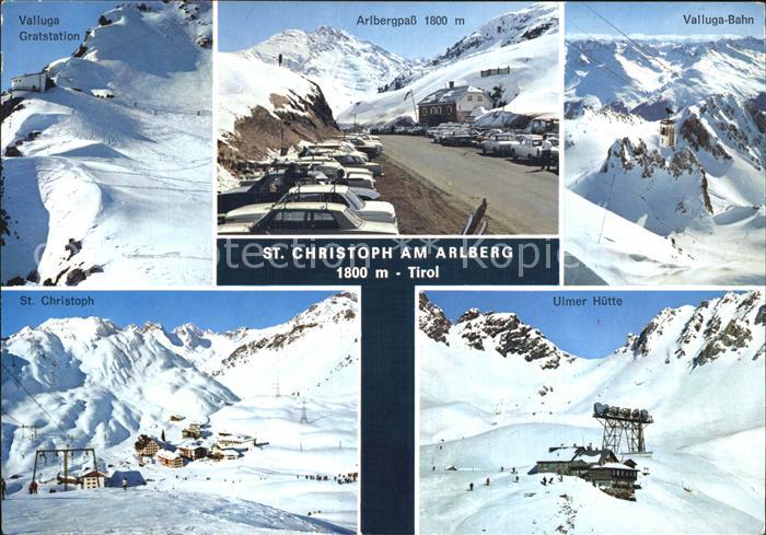 St Christoph Arlberg Valluga Gratstation Ulmer Huette Valluga Bahn Arlbergpass