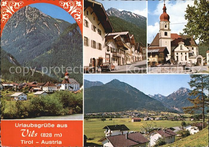 Vils Tirol Kirche Brunnen