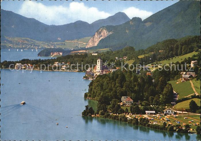 St Wolfgang Wolfgangsee Fliegeraufnahme