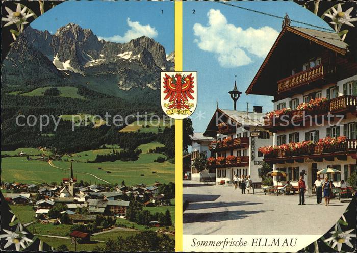 Ellmau Tirol Wildem Kaiser Dorfansicht