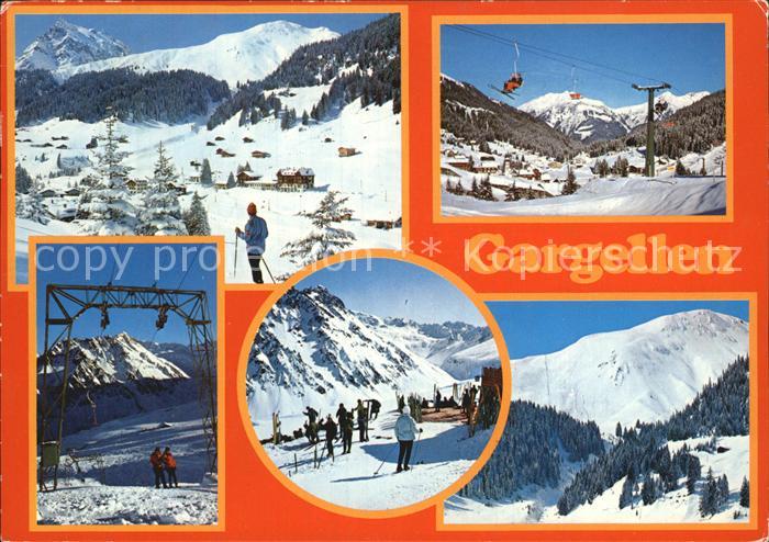 Gargellen Vorarlberg Skilift Teilansicht
