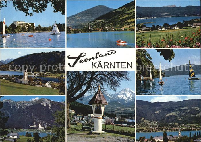 Kaernten Woerther See Feldsee Keutschacher See Weissensee Presseggner See Faaker