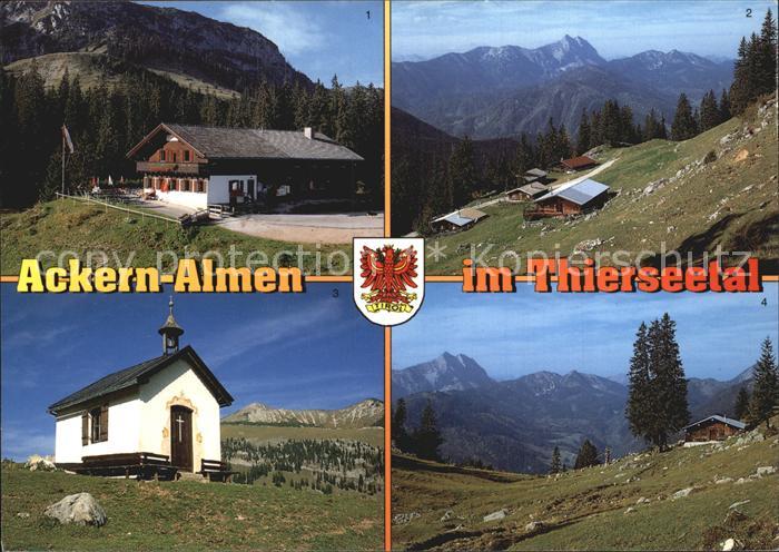 Thiersee Berggasthaus Ackern Steinerkaser Alm Grabenberg Kapelle Baerenbad Alm