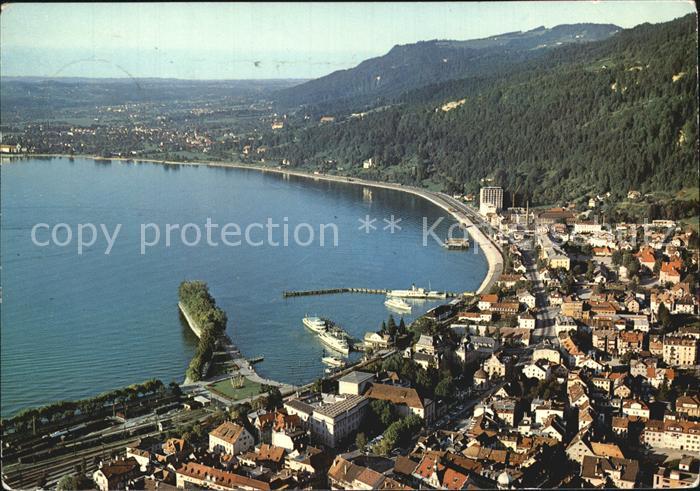 Bregenz Vorarlberg Fliegeraufnahme
