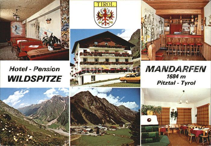 Mandarfen Pitztal Hotel Pension Wildspitze Gaststube Bar