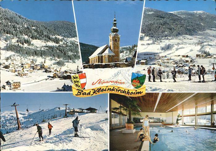 Bad Kleinkirchheim Kaernten Kirche Hallenbad Skipiste